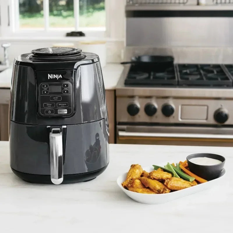 DUTRIEUX Home-Appliance Air Fryer Machine 4QT Air Fryer, Black, Kitchen